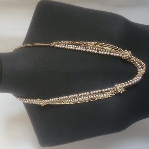 J CREW Elegant Gold and Silver Necklace J CREW